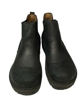 Birkenstock Black Leather Chelsea Ankle Boots